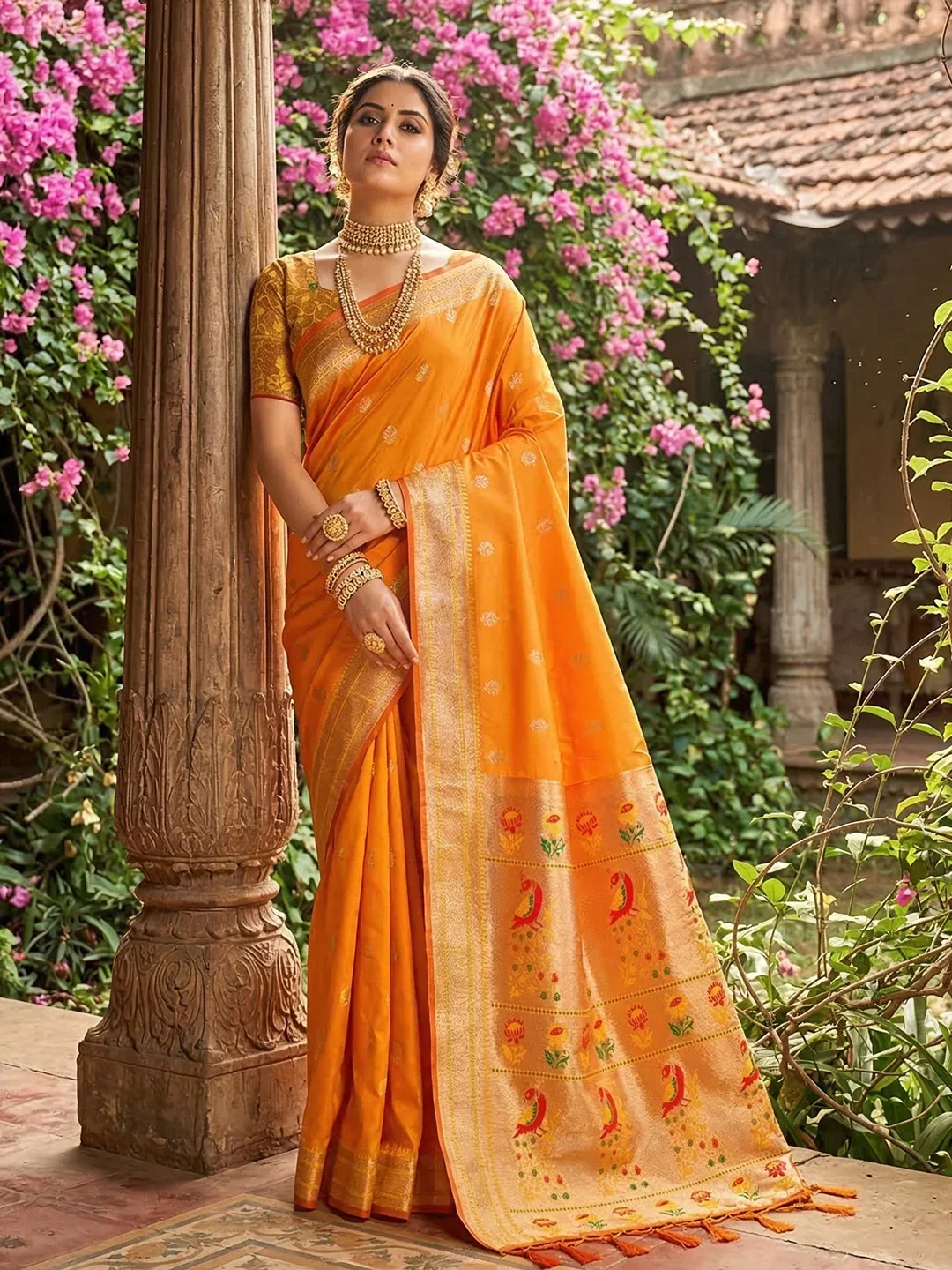 Ast Parampara Paithani Soft Silk Festival Saree Collection