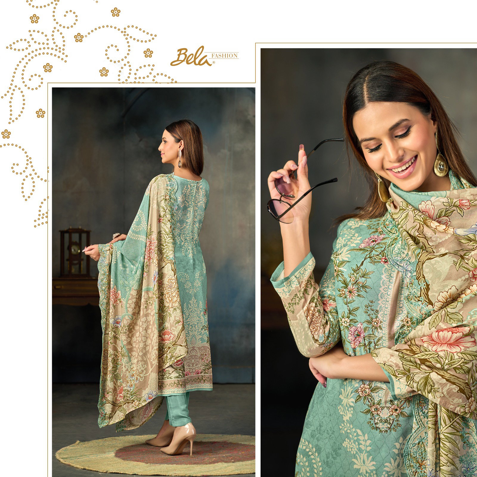 Bela Maisha Muslin Digital Printed Salwar Kameez