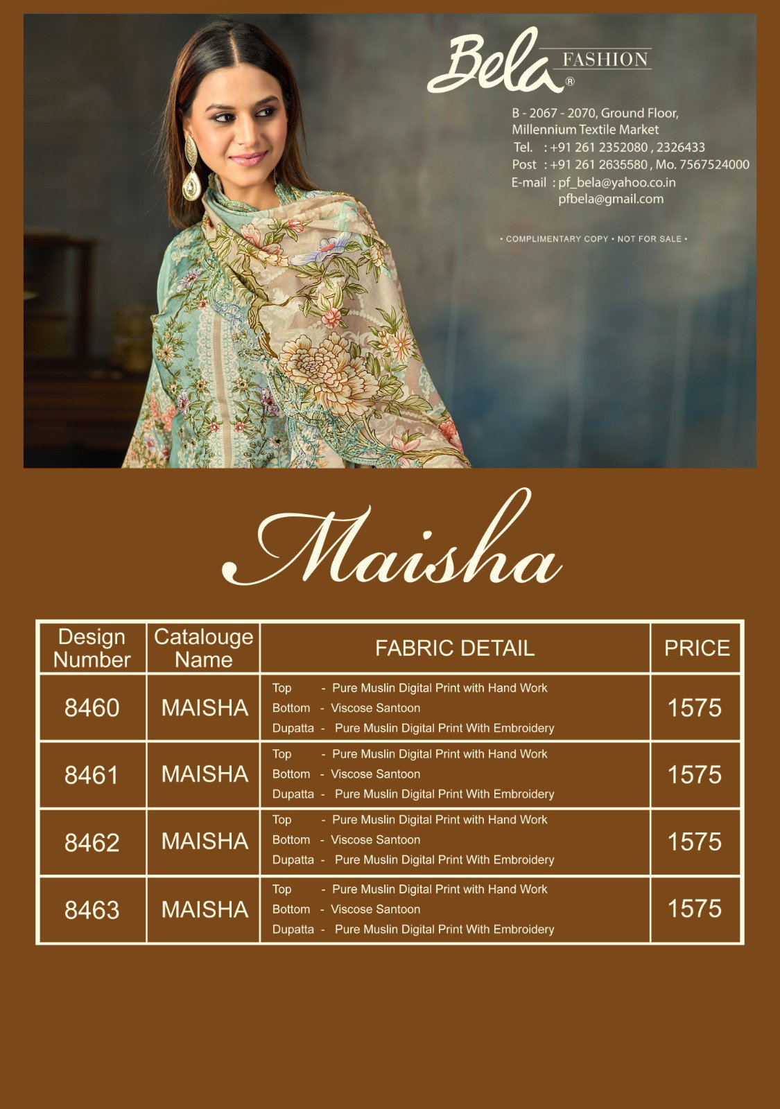 Bela Maisha Muslin Digital Printed Salwar Kameez