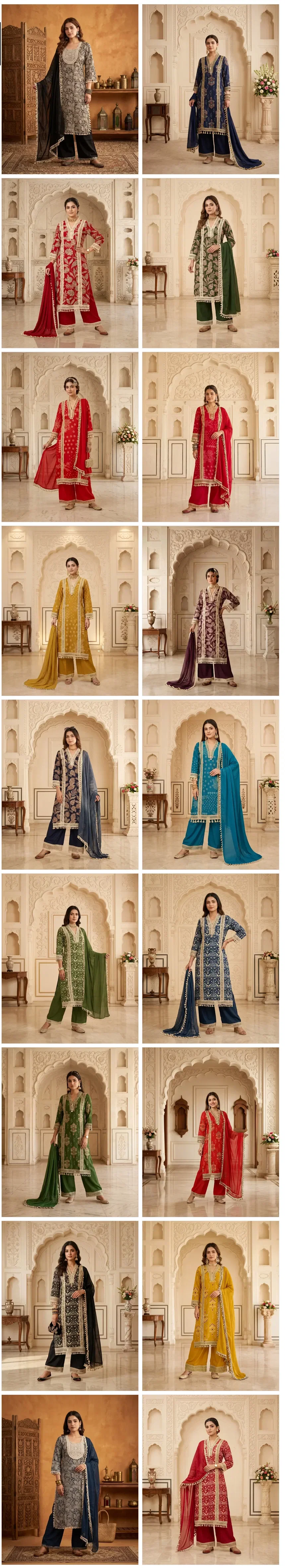 Naisha K 889 Rayon Discharge Printed Kurti With Bottom Dupatta