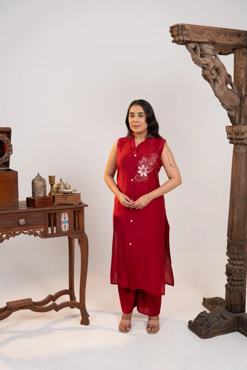 Naisha K 891 Berlin Hand Worked Kurti With Bottom