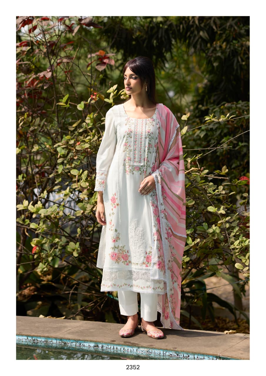 Kimora Nazrana Vol 77 Lawn Cotton Digital Printed Salwar Kameez