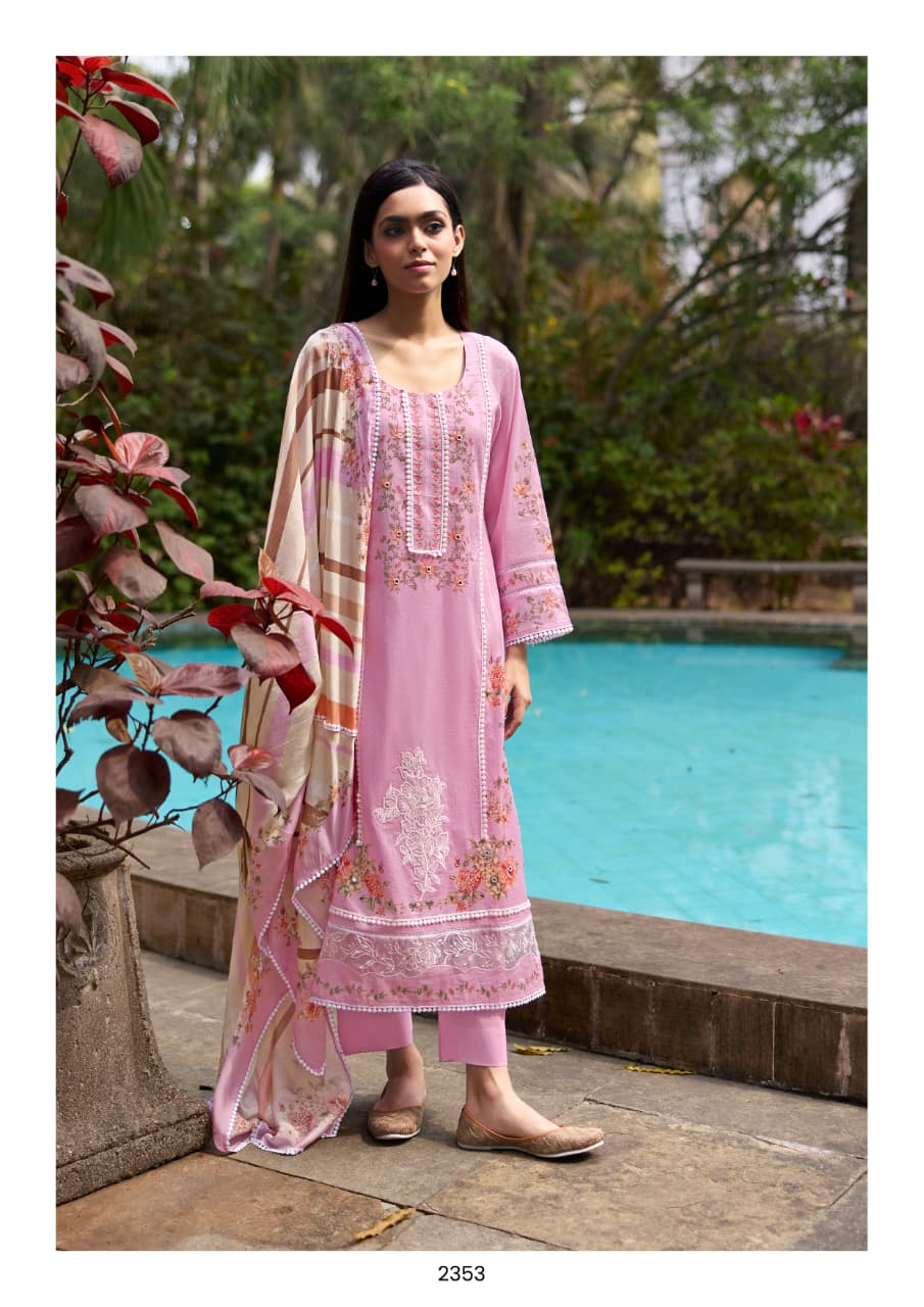 Kimora Nazrana Vol 77 Lawn Cotton Digital Printed Salwar Kameez