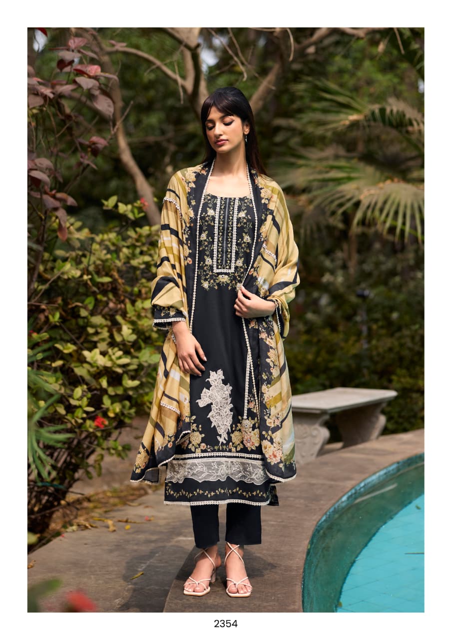 Kimora Nazrana Vol 77 Lawn Cotton Digital Printed Salwar Kameez