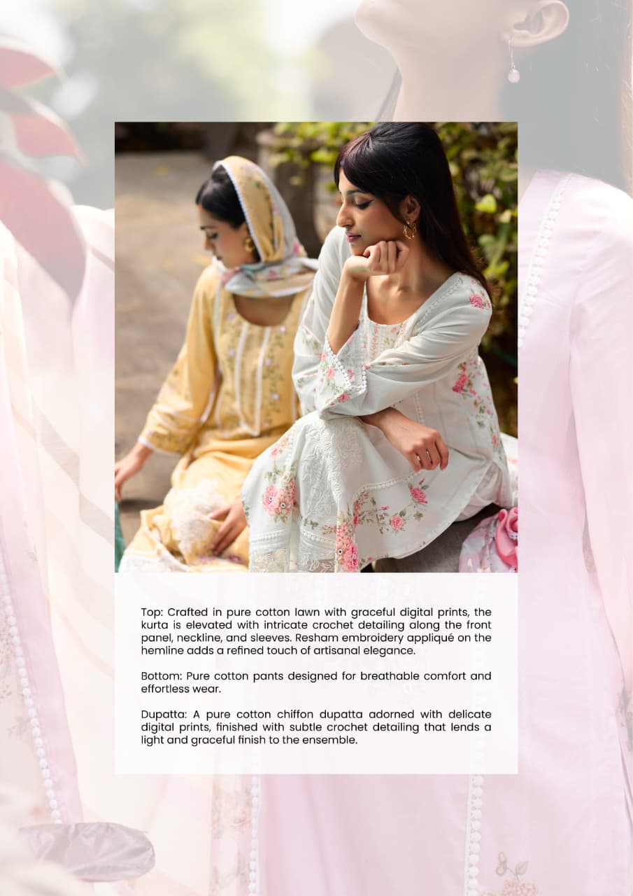 Kimora Nazrana Vol 77 Lawn Cotton Digital Printed Salwar Kameez