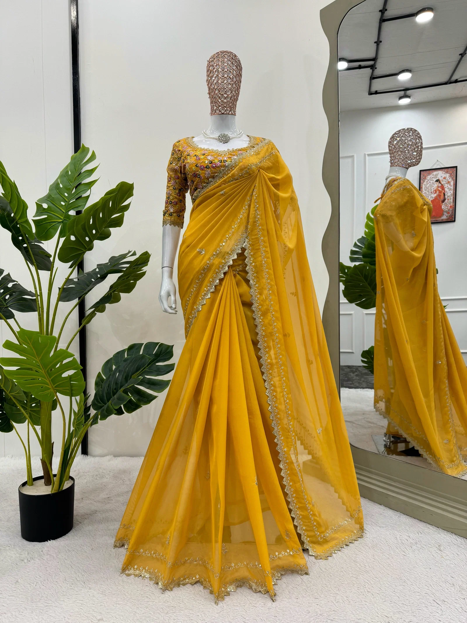 Glory KD 497 Tibby Silk Designer Saree