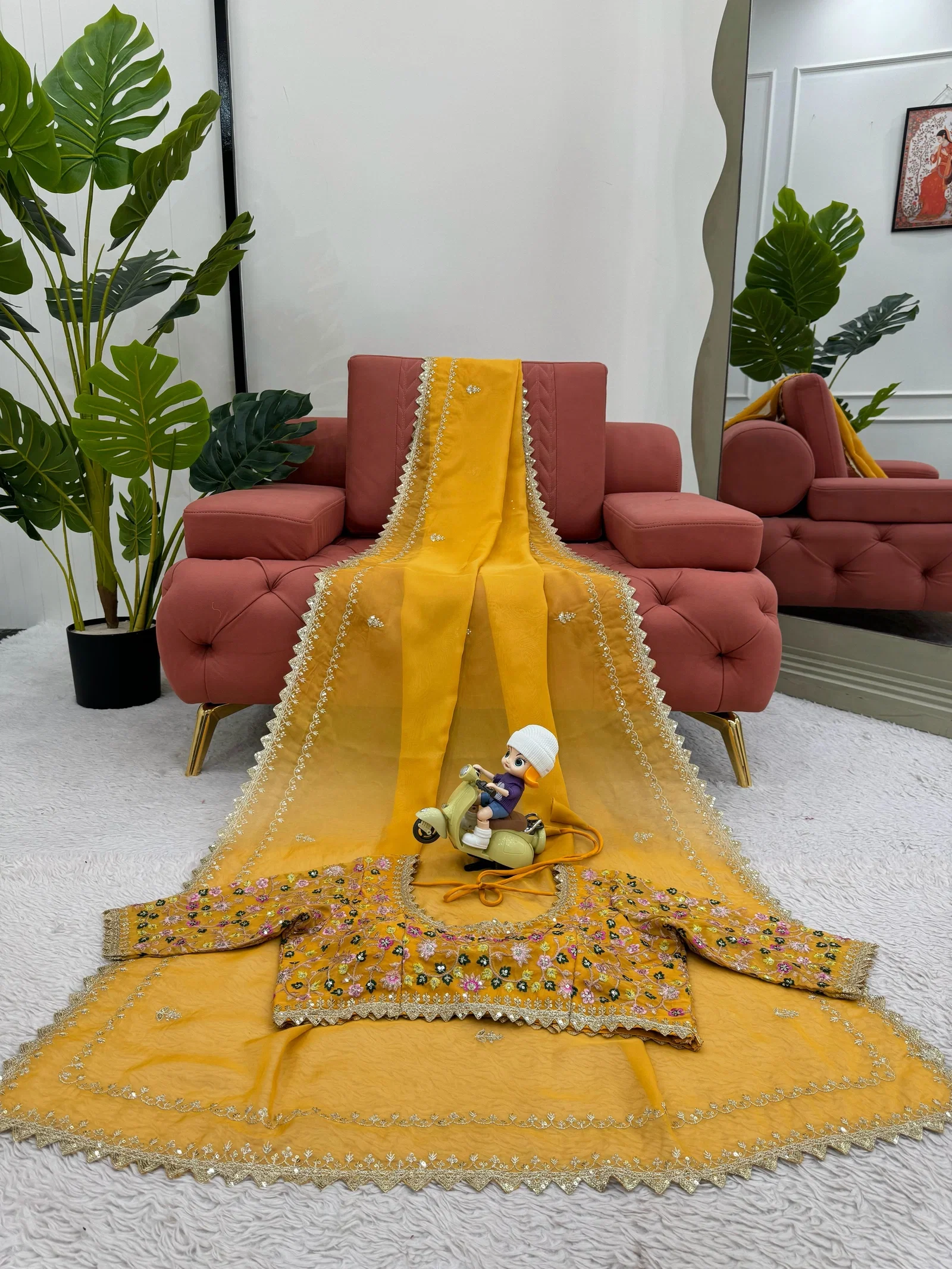 Glory KD 497 Tibby Silk Designer Saree