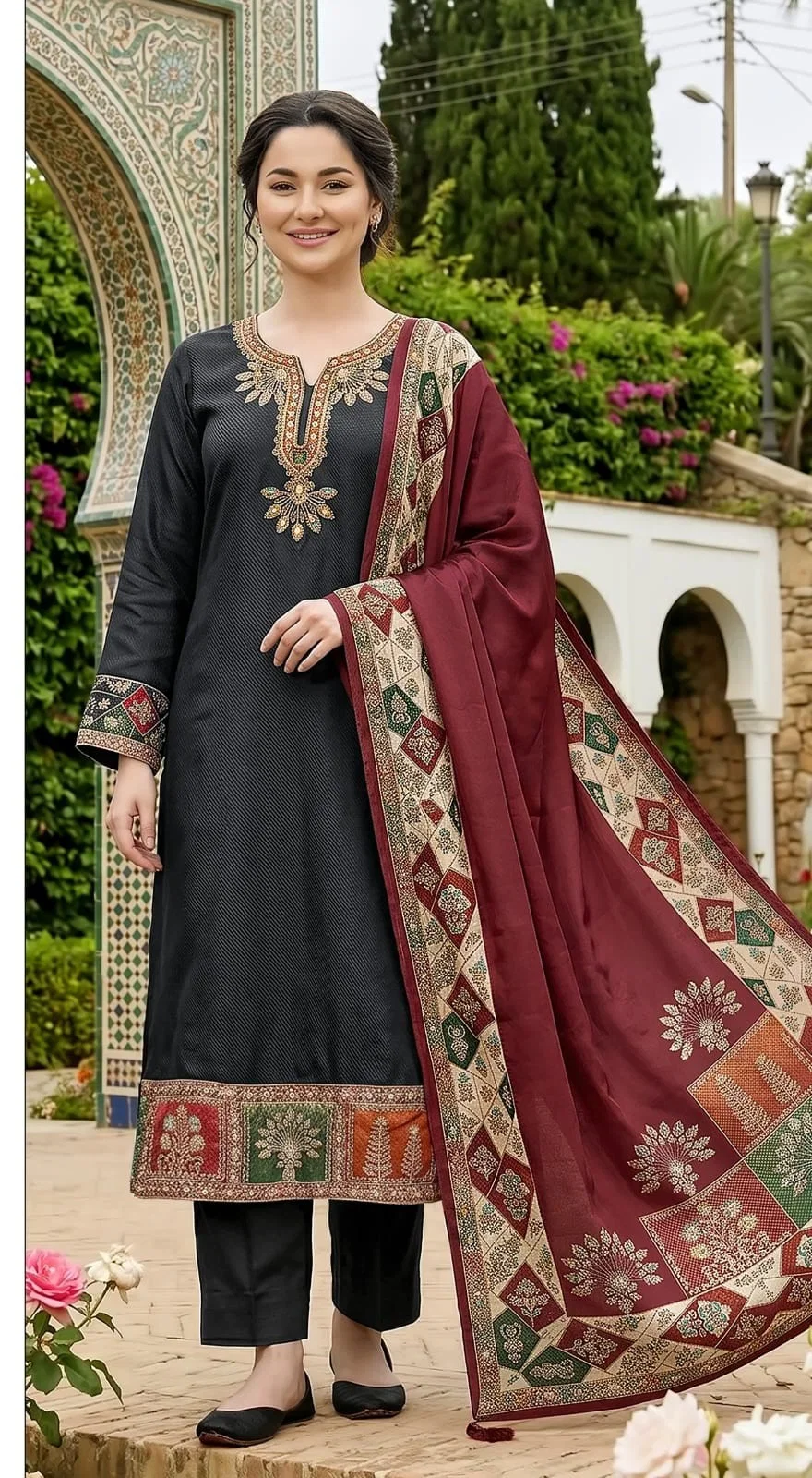 Shree Kt 353 Viscose Muslin Digital printed Salwar Kameez