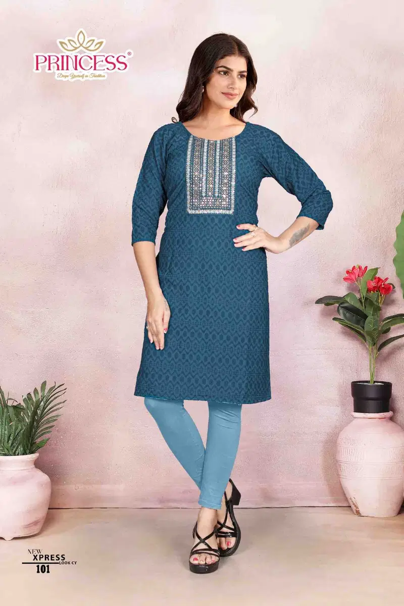 Princess New Xpress Dobby Kurti Collection
