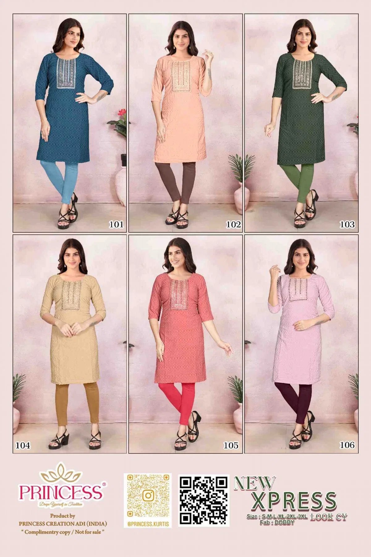 Princess New Xpress Dobby Kurti Collection