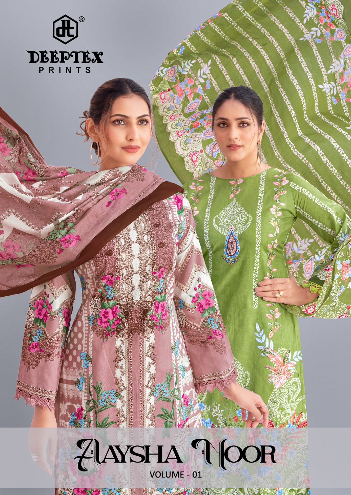 Deeptex Aaysha Noor Vol 1 Cotton Printed Dress Material Collection