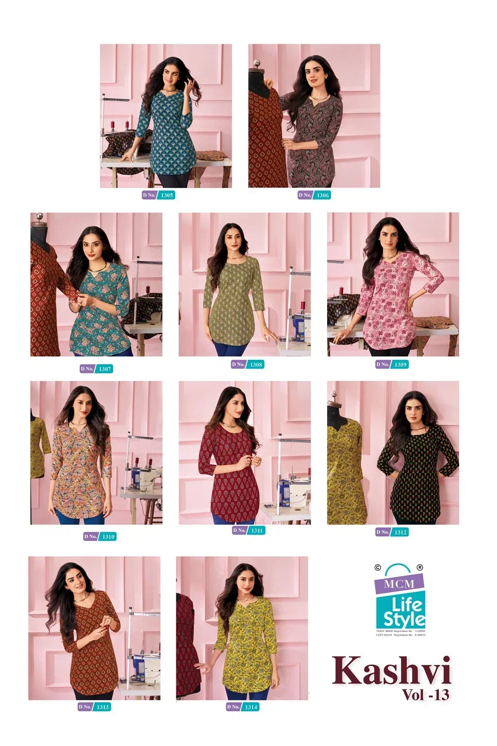 Mcm Kashvi Vol 13 Cotton Printed Fancy Short Top Collection