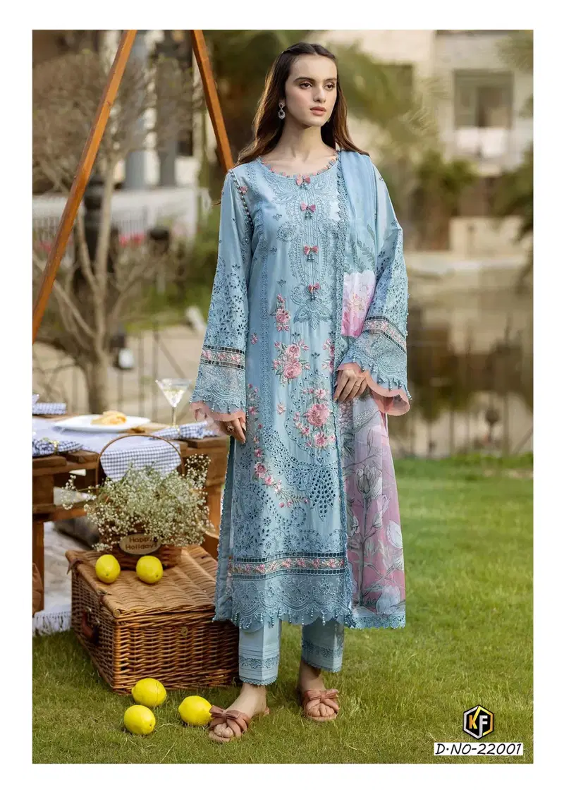 Keval Sobia Nazir Vol 22 Readymade Cotton Printed Kurti Pant With Dupatta