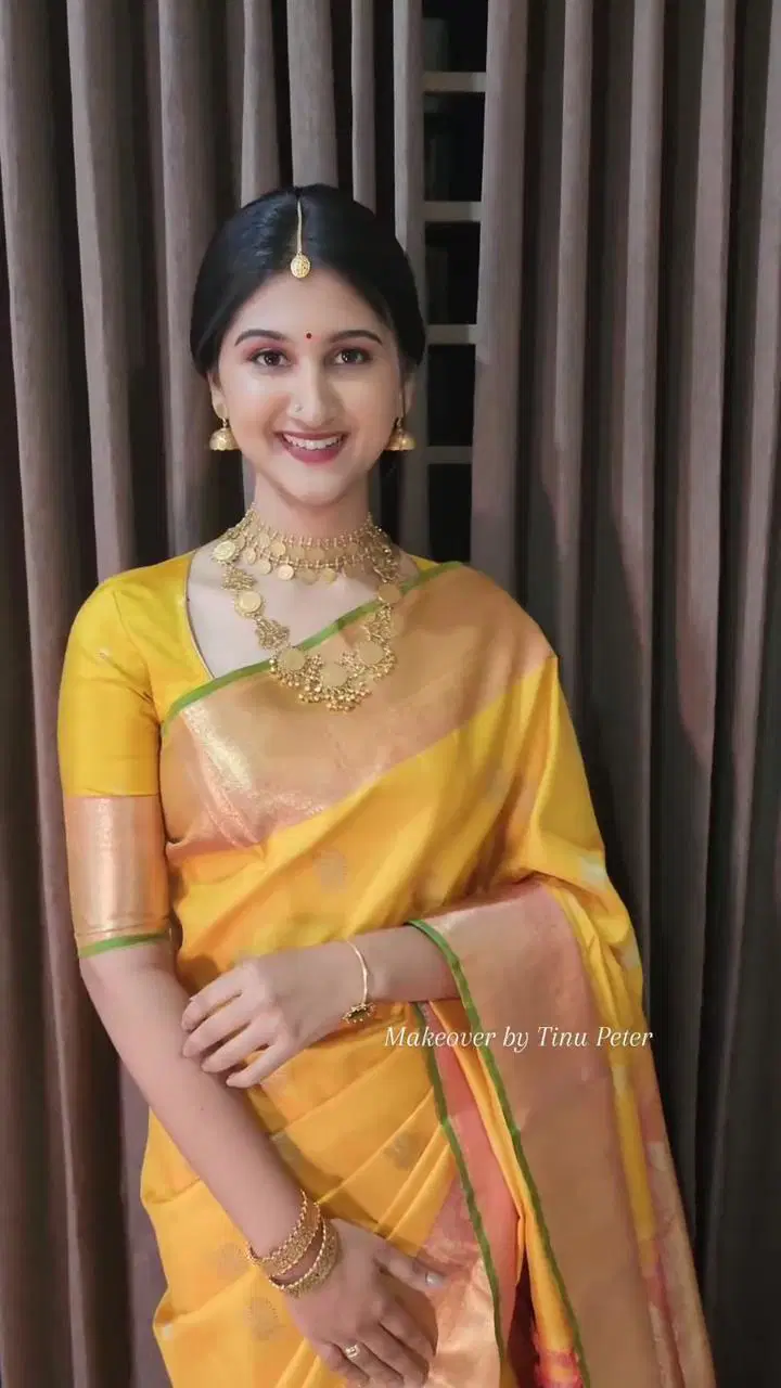 Soft Silk 5086 Lichi Silk Jacquard Work Saree Collection