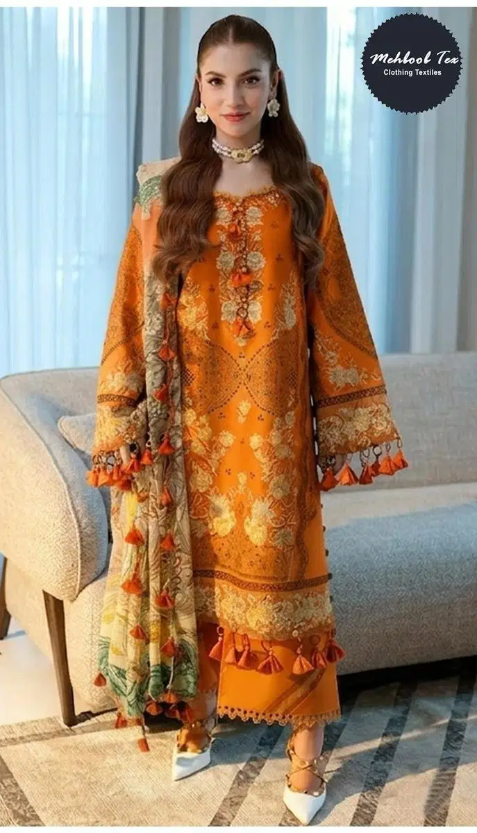 Mehboob Tex 1961 Cotton Embroidered Salwar Kameez