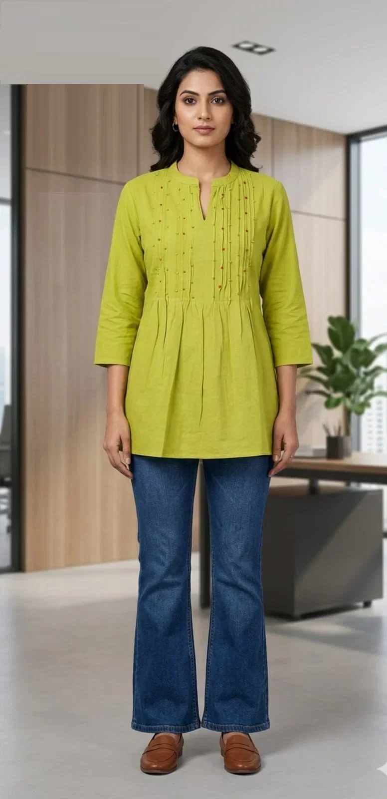 Naisha K 905 Cotton Flex Short Tops Collection