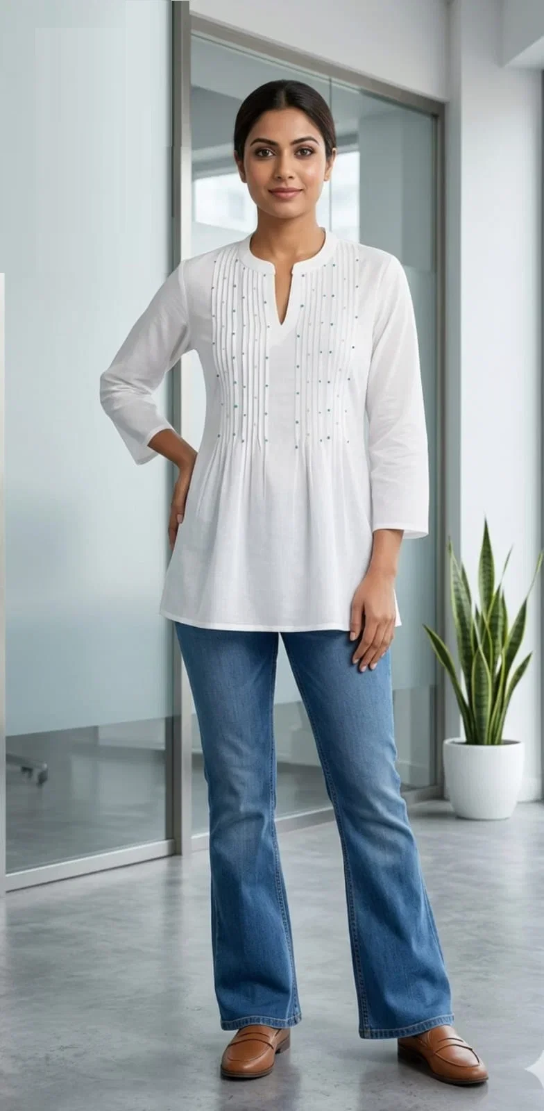 Naisha K 905 Cotton Flex Short Tops Collection