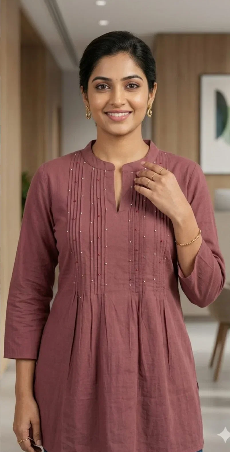 Naisha K 905 Cotton Flex Short Tops Collection
