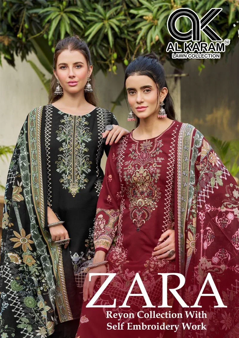 Al Karam Zara Vol 1 Readymade Rayon Printed Kurti Set Collection