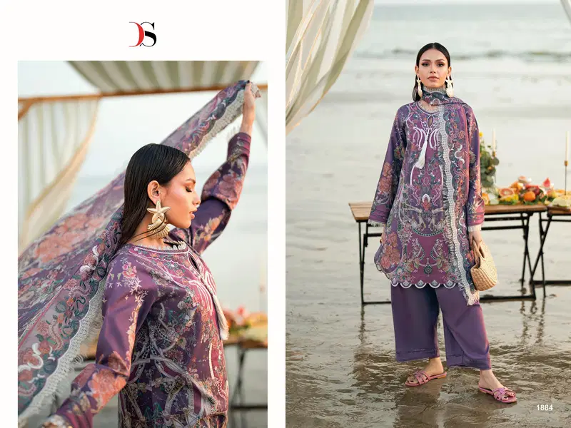 Deepsy Jade Needle Wonder Vol 6 Cotton Dupatta Cotton Embroidered Salwar Kameez