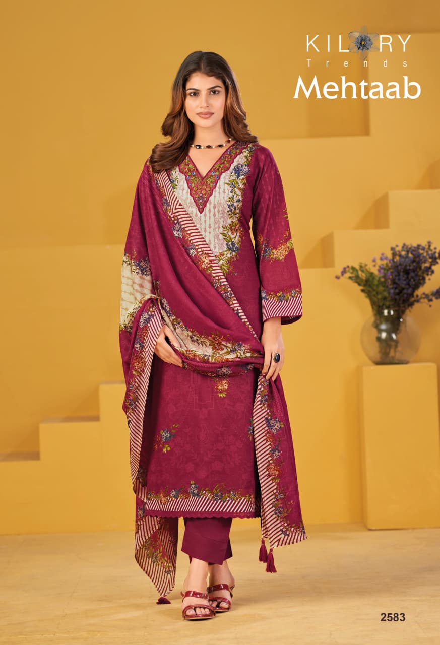 Kilory Mehtaab Lawn Cotton Digital Printed Salwar Kameez