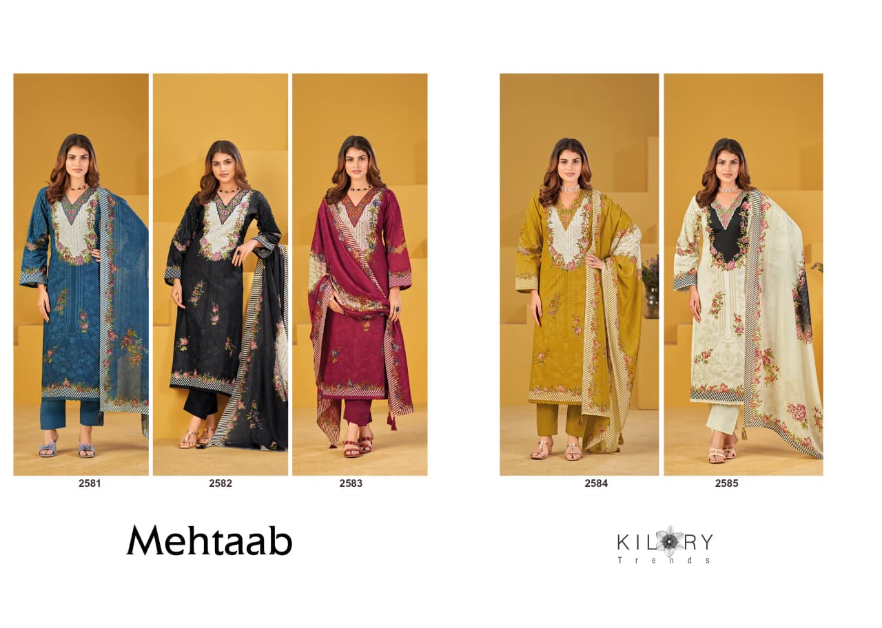 Kilory Mehtaab Lawn Cotton Digital Printed Salwar Kameez
