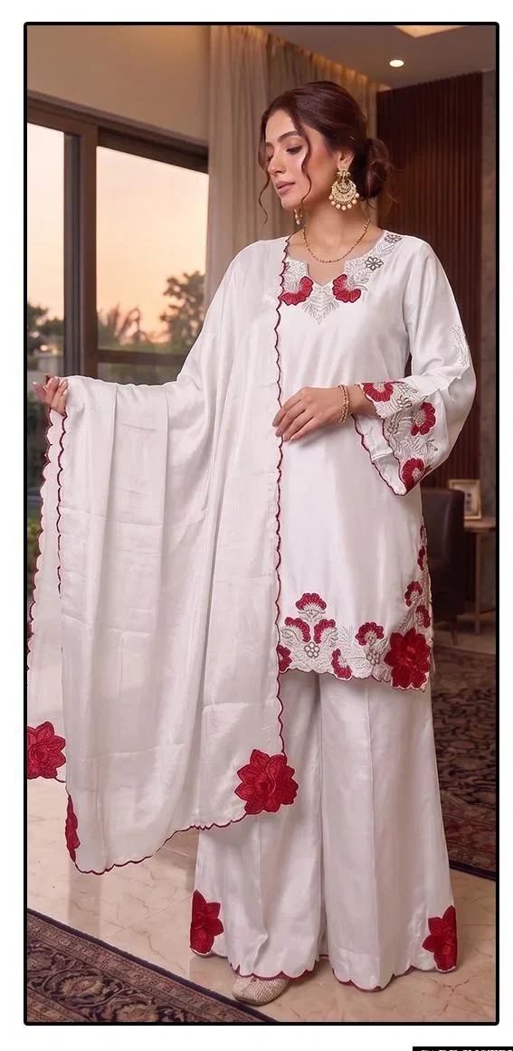 Hoor Tex 804 A To D Malai Satin Designer Salwar Kameez
