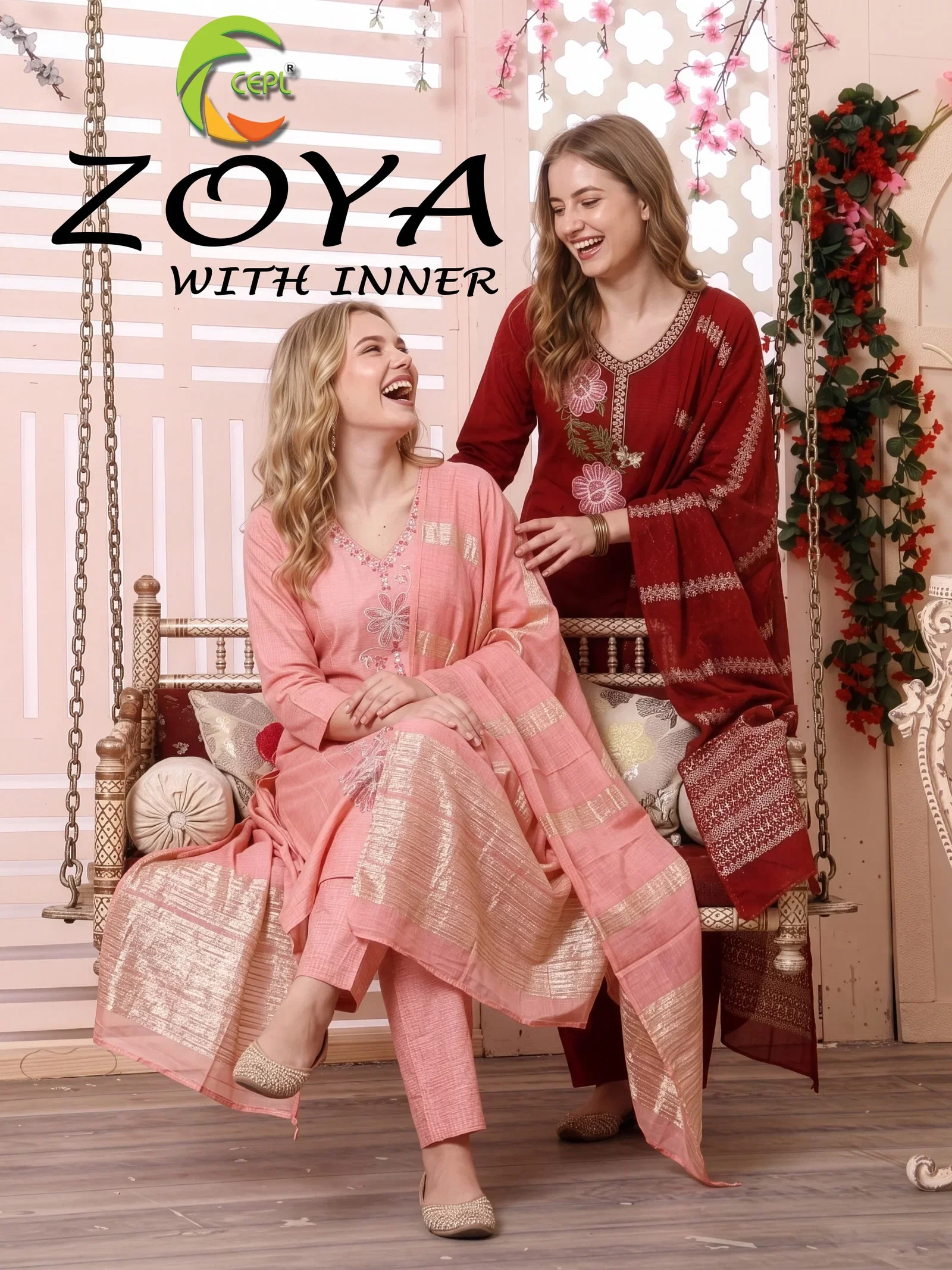 Zoya Vol 8 Vartican Silk Kurti With Bottom Dupatta Collection
