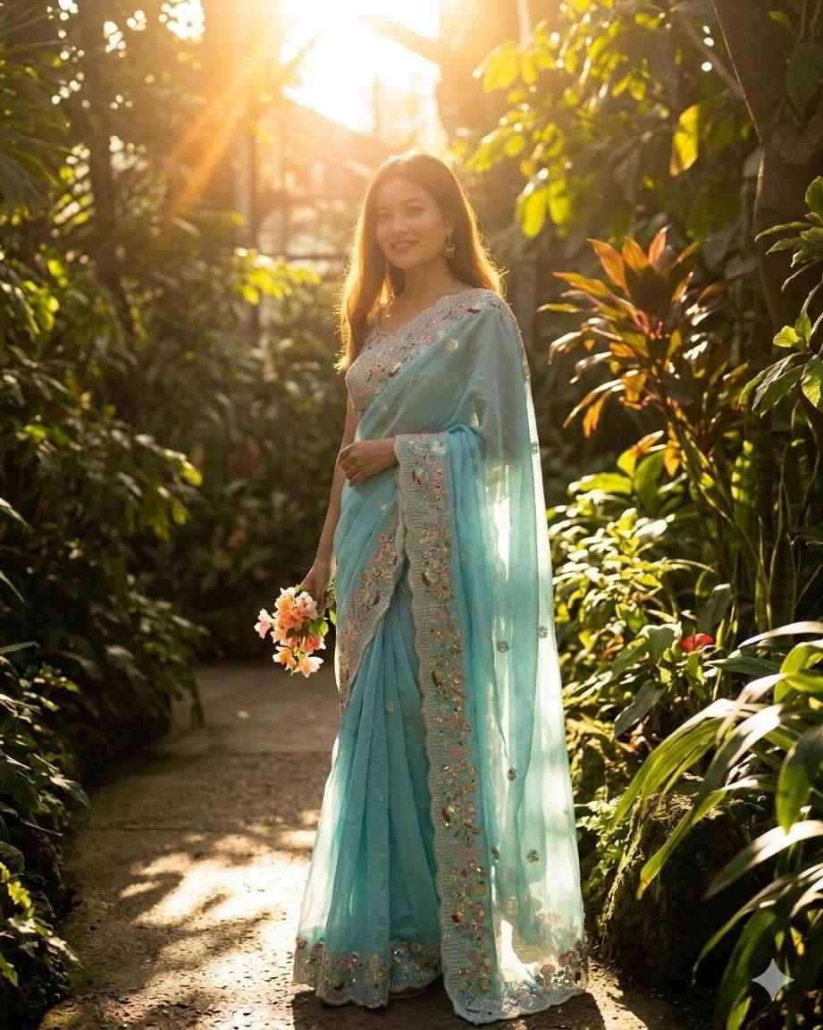 Ds 708 Jimmy Choo Sequence Worked Designer Saree Collection