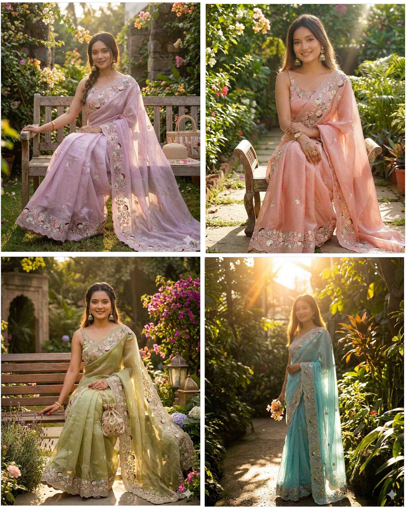 Ds 708 Jimmy Choo Sequence Worked Designer Saree Collection