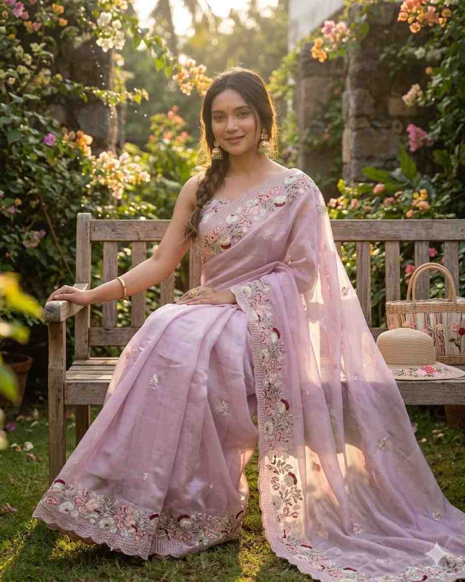 Ds 708 Jimmy Choo Sequence Worked Designer Saree Collection