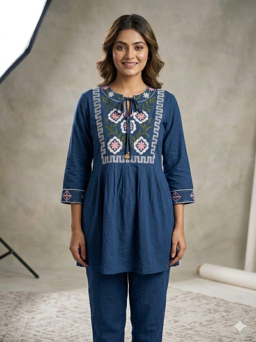 Lekha Sal 29 Heavy Rayon Embroidery Top