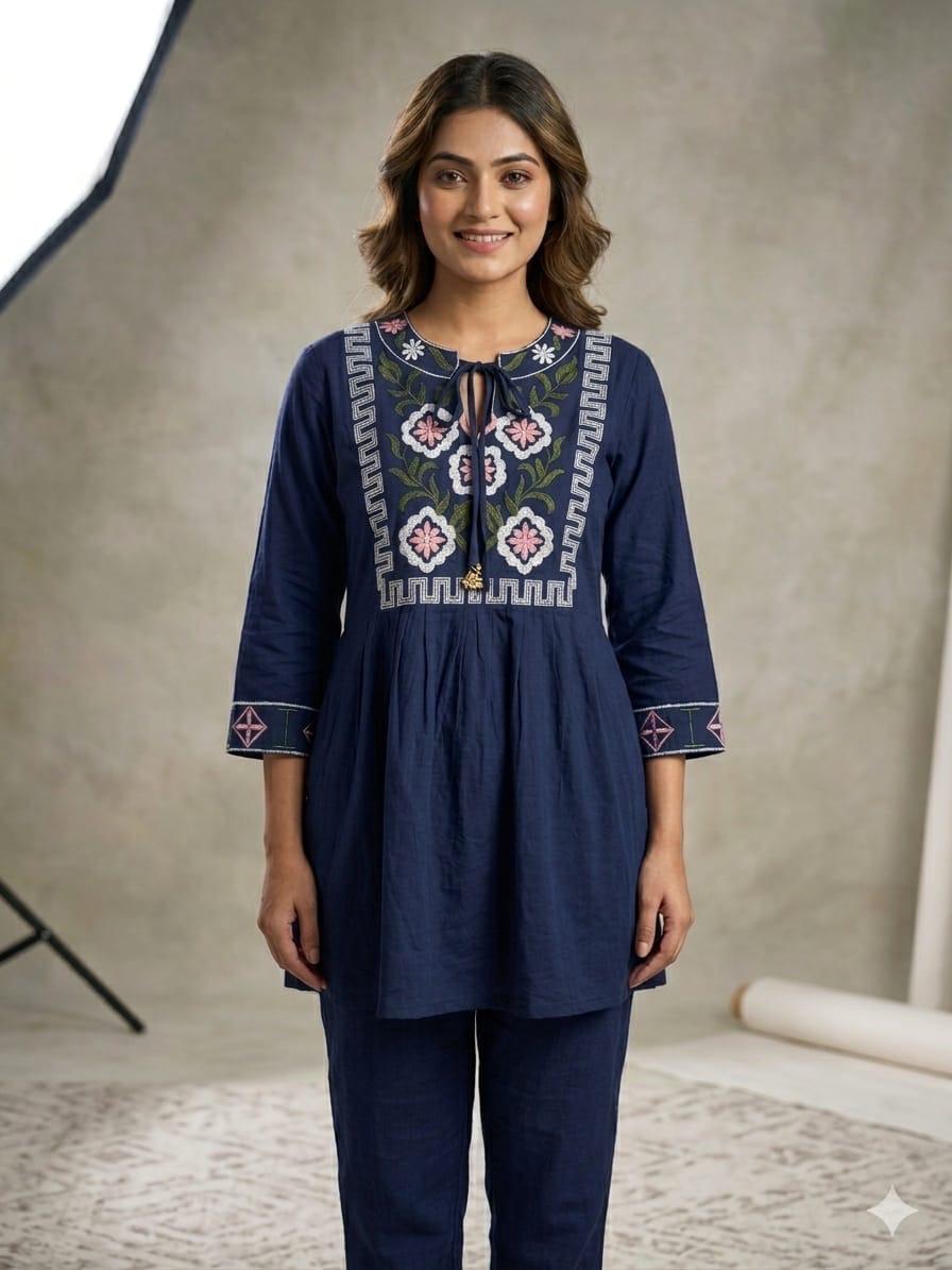 Lekha Sal 29 Heavy Rayon Embroidery Top