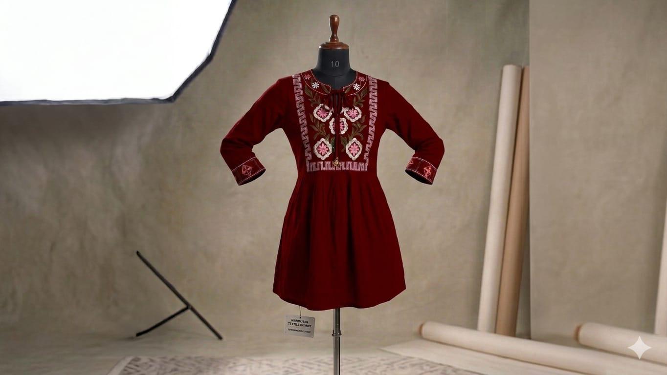 Lekha Sal 29 Heavy Rayon Embroidery Top