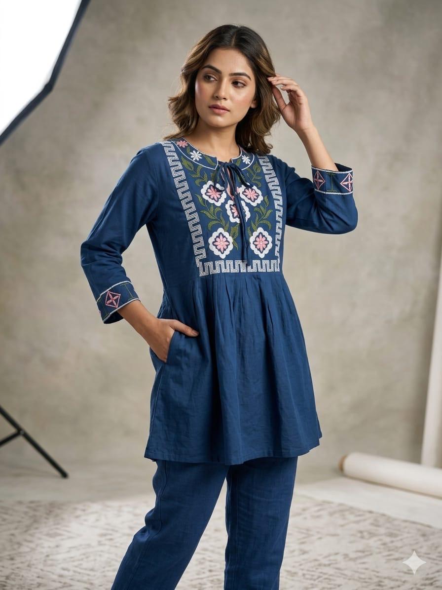 Lekha Sal 29 Heavy Rayon Embroidery Top