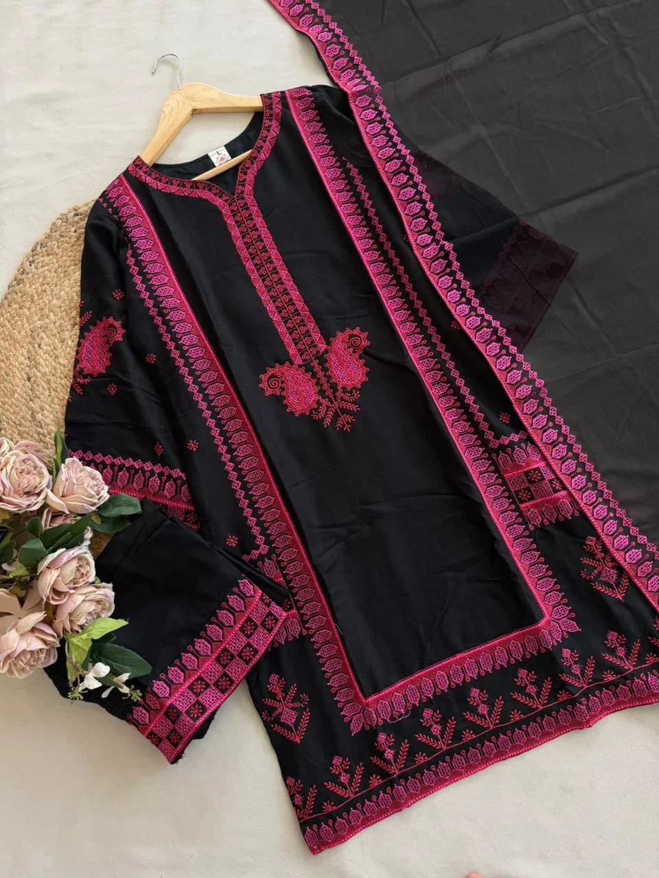 Florent 1199 A And B Readymade Rayon Embroidered Salwar Kameez