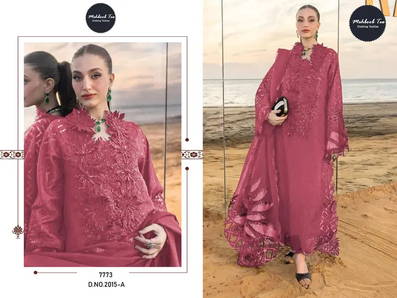 Mehboob Tex Rang Rasiya Vol 1 Cambric Cotton Embroidered Salwar Kameez