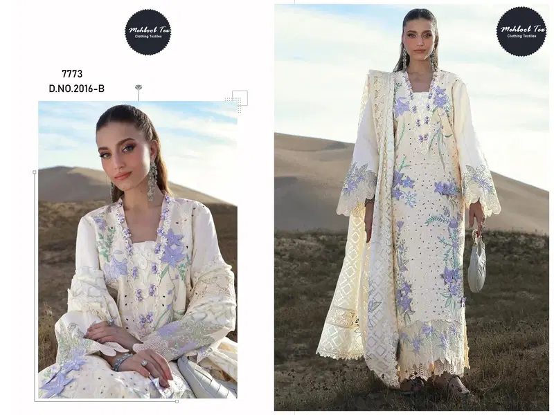 Mehboob Tex Rang Rasiya Vol 1 Cambric Cotton Embroidered Salwar Kameez