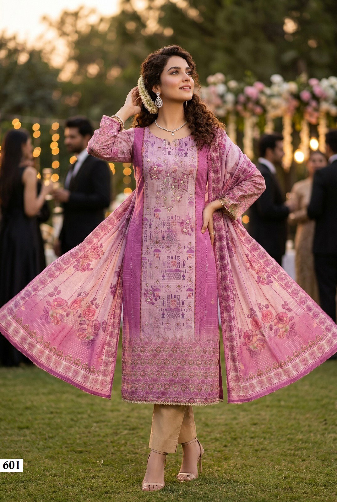 Aurraa Rooha Vol 6 Viscose Cotton Banarasi Straight Top With Bottom And Dupatta Readymade
