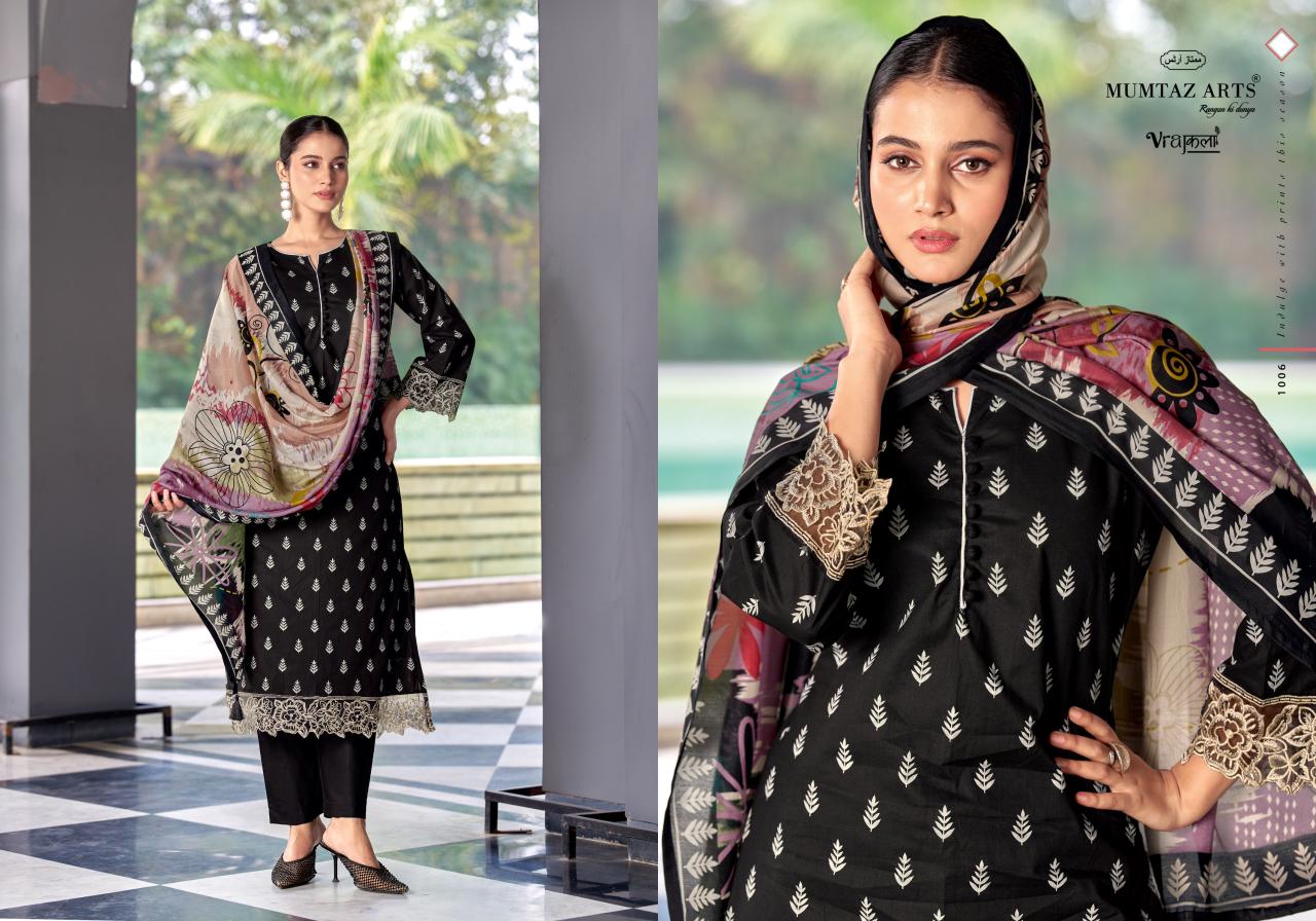 Mumtaz Arts Khwaab Muslin Dupatta Jam Viscose Digital Printed Dress Material