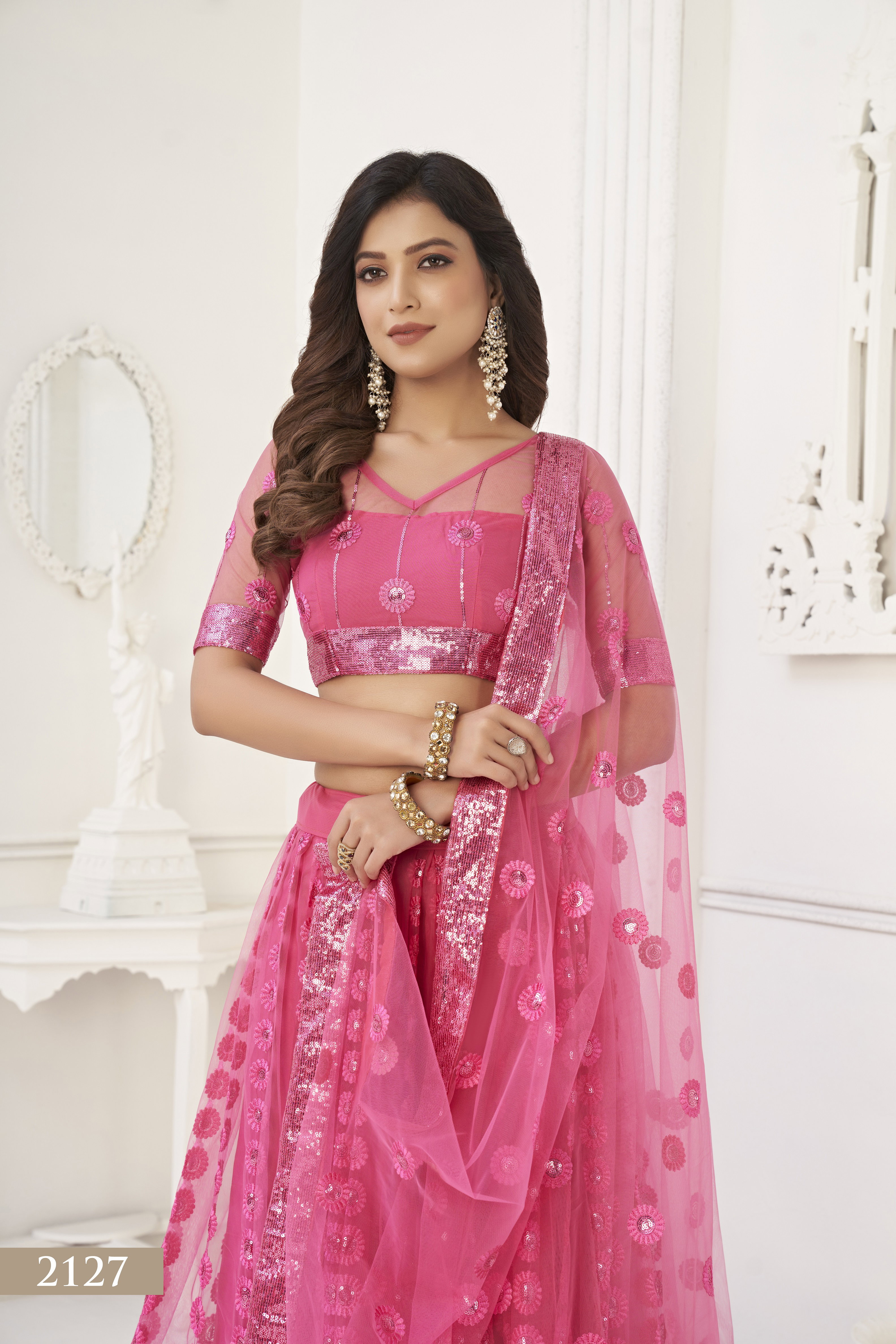 NF Kelaya Vol 6 Butterfly Net Thread Sequins And Embroidery Work Lehenga Choli