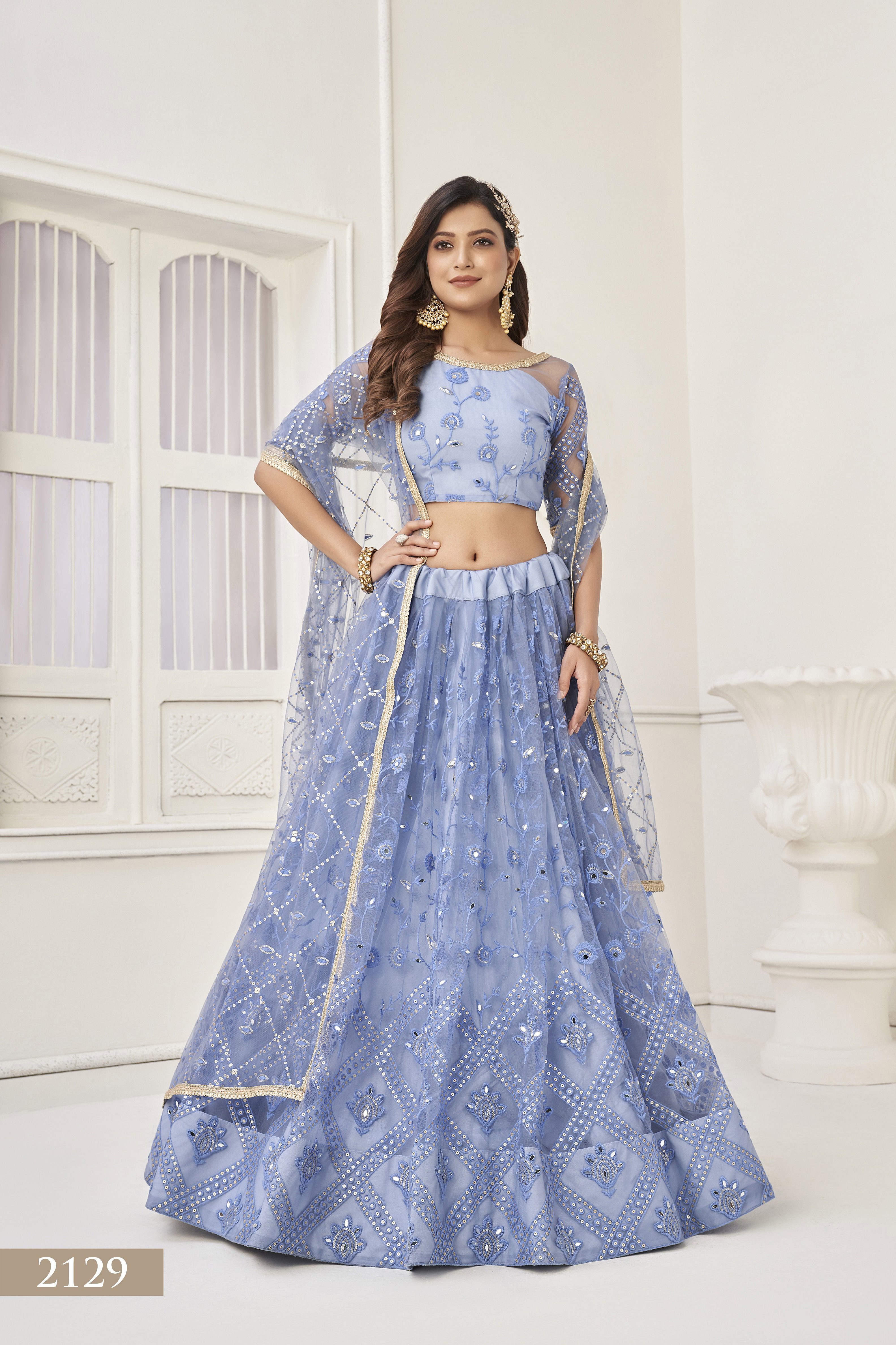 NF Kelaya Vol 6 Butterfly Net Thread Sequins And Embroidery Work Lehenga Choli