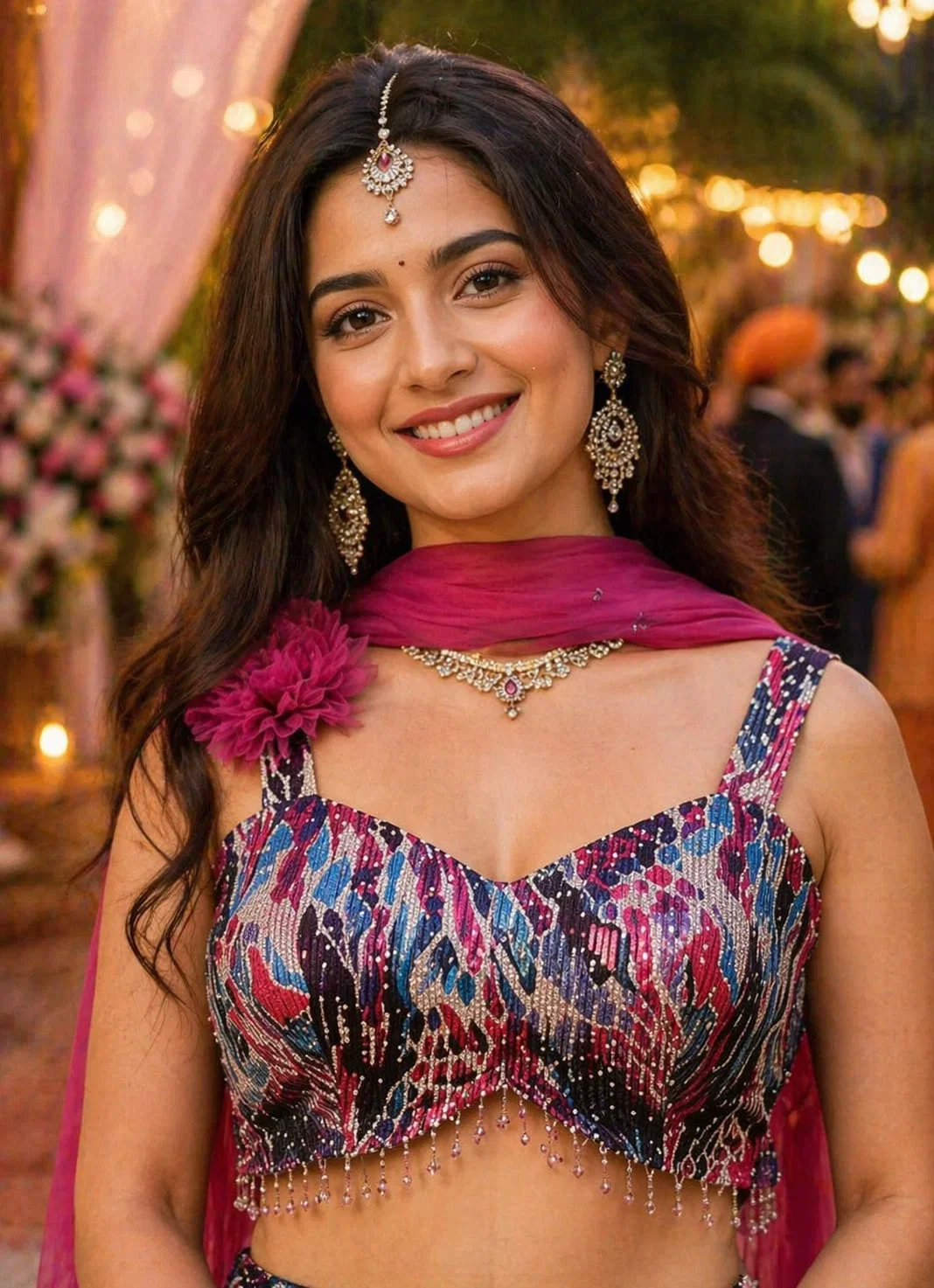 Mrudangi Aayushi Net Seuqence Worked Designer Indowestern Collection