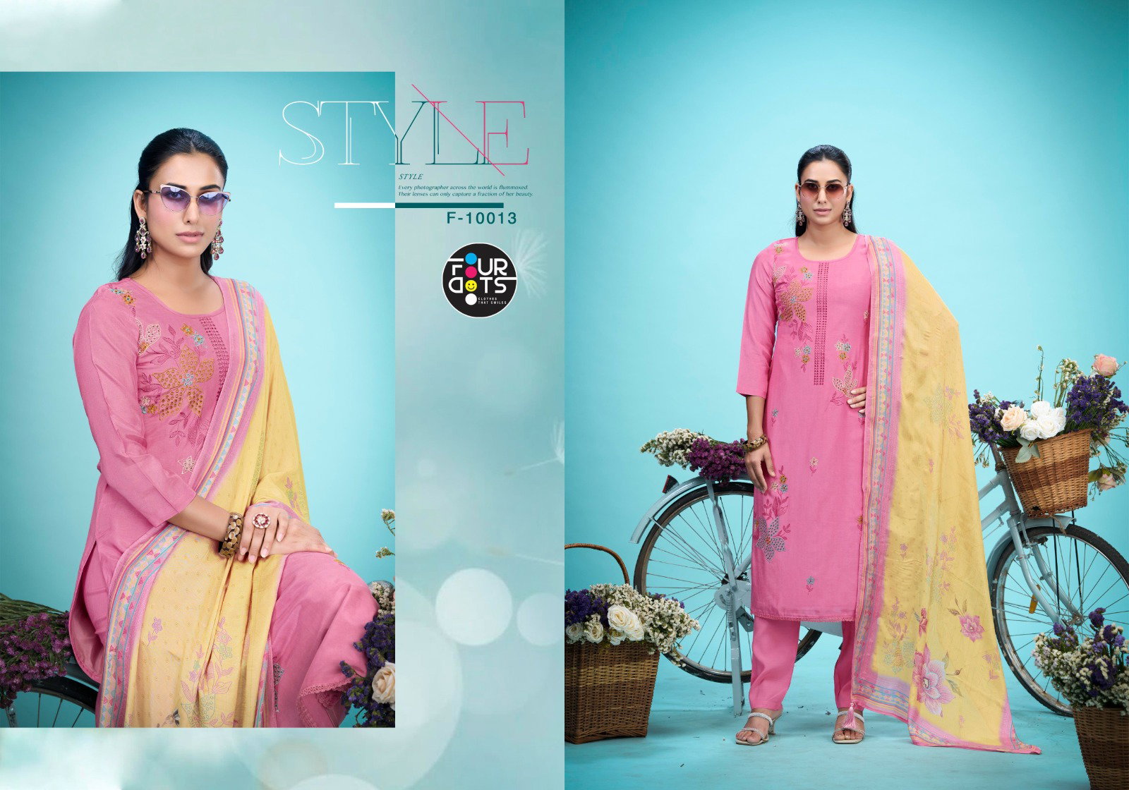 Triple Aaa Rukmani Muslin Heavy Work Dress Material