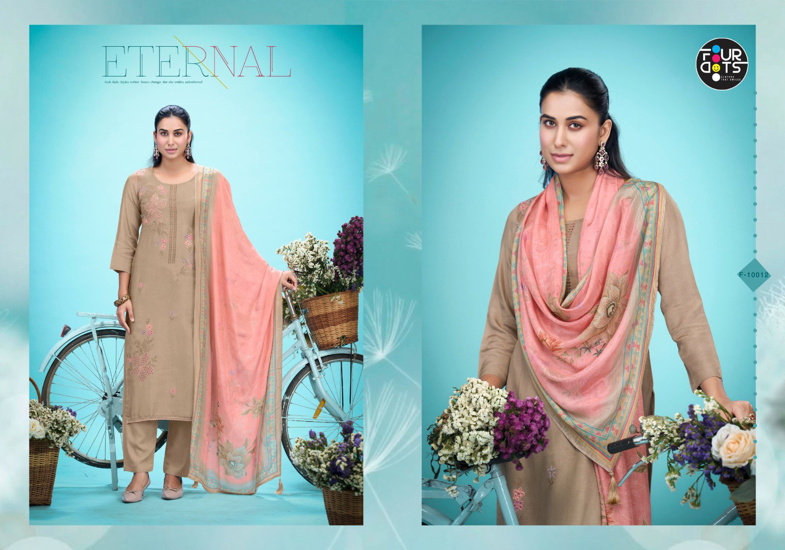 Triple Aaa Rukmani Muslin Heavy Work Dress Material