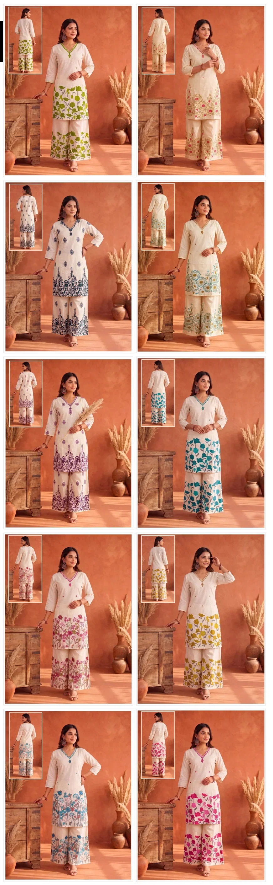 Naisha K 925 Rayon Printed Kurti With Bottom Collection