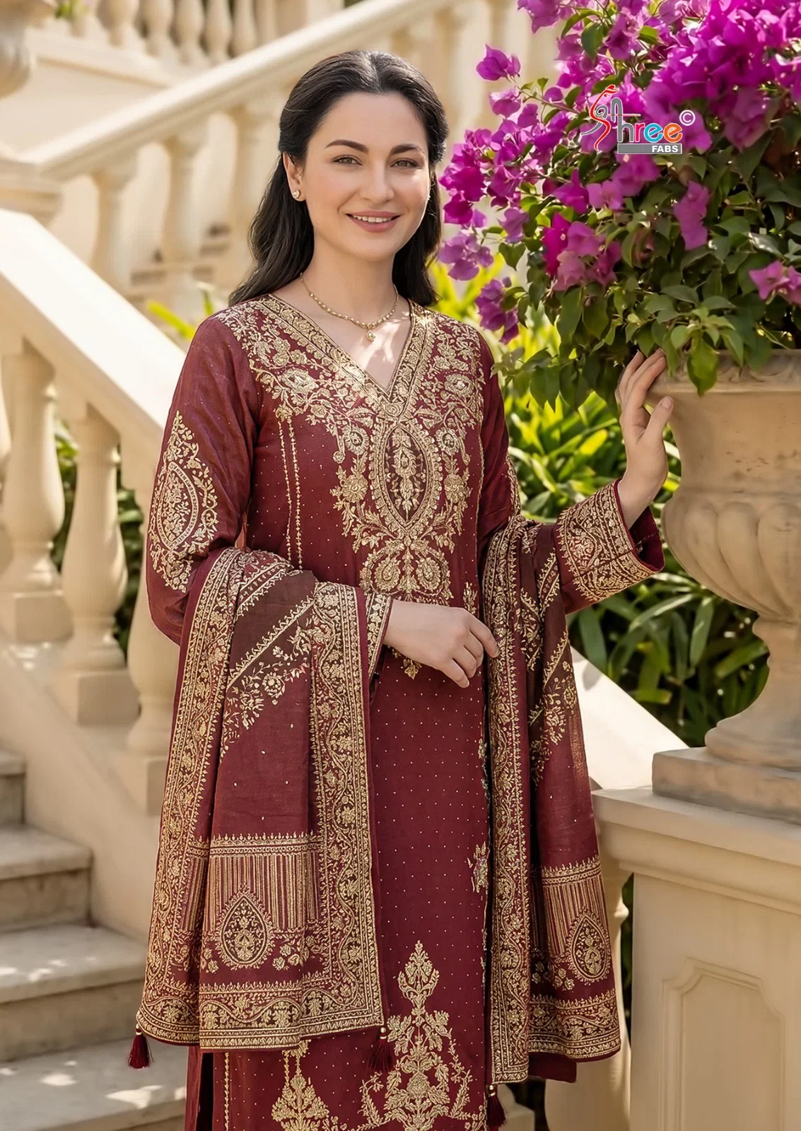 Shree Kt 355 Viscose Muslin Digital Printed Salwar Kameez