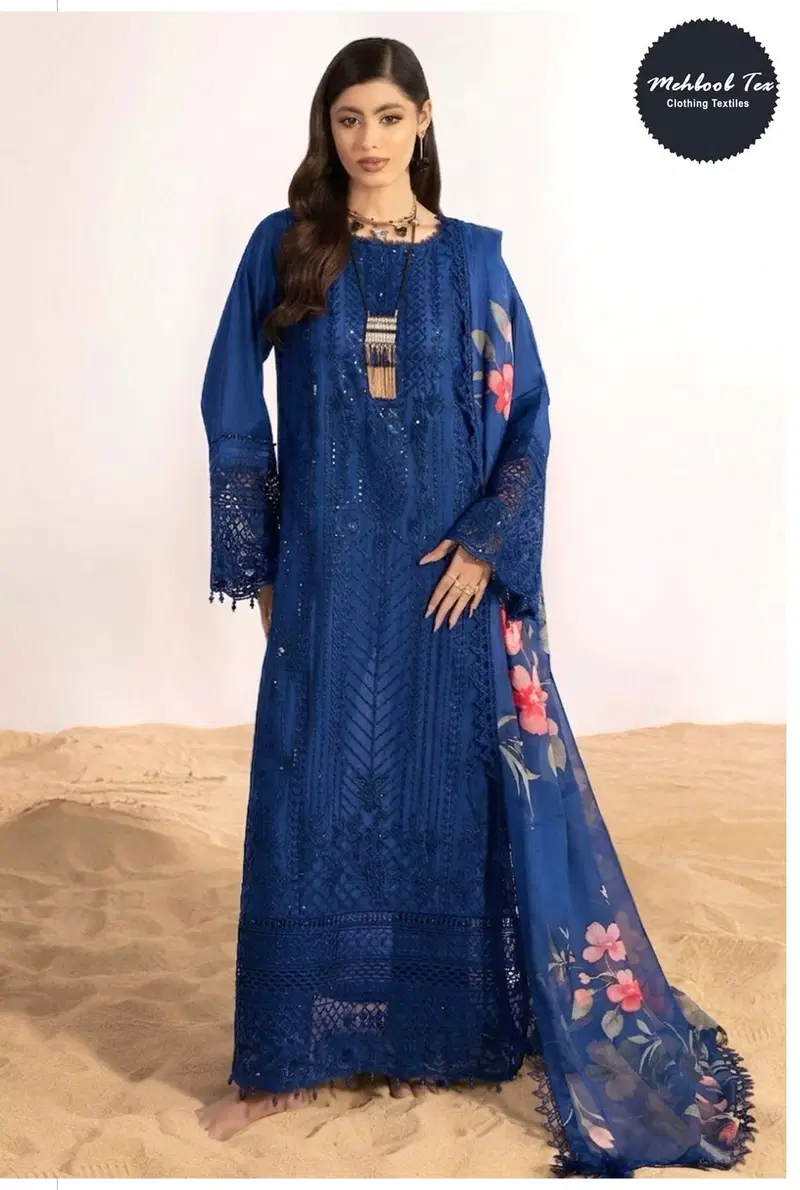 Mehboob Tex 2020 And 2021 Cotton Embroidered Salwar Kameez