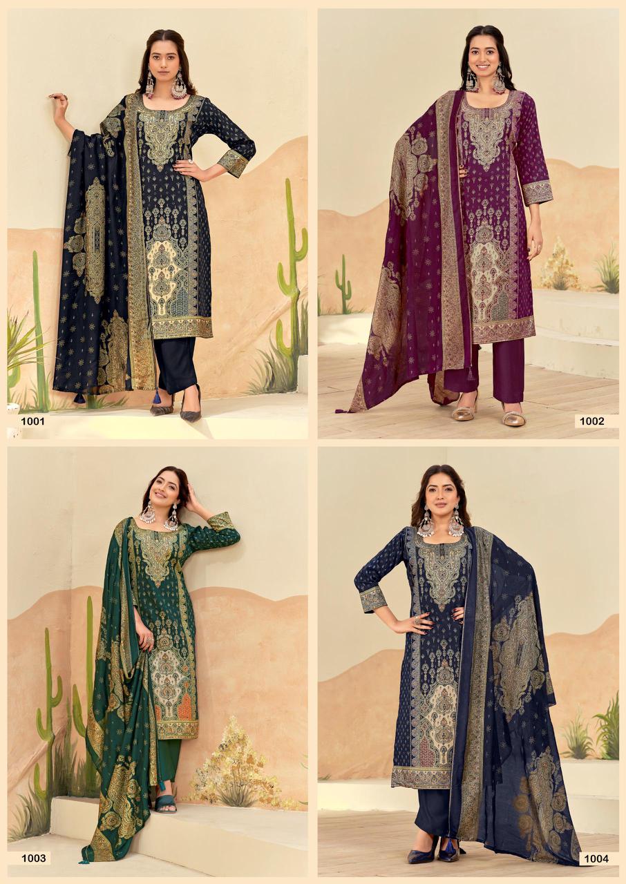 Mumtaz Arts Taazgi Viscose Jam Printed Dress Material Collection