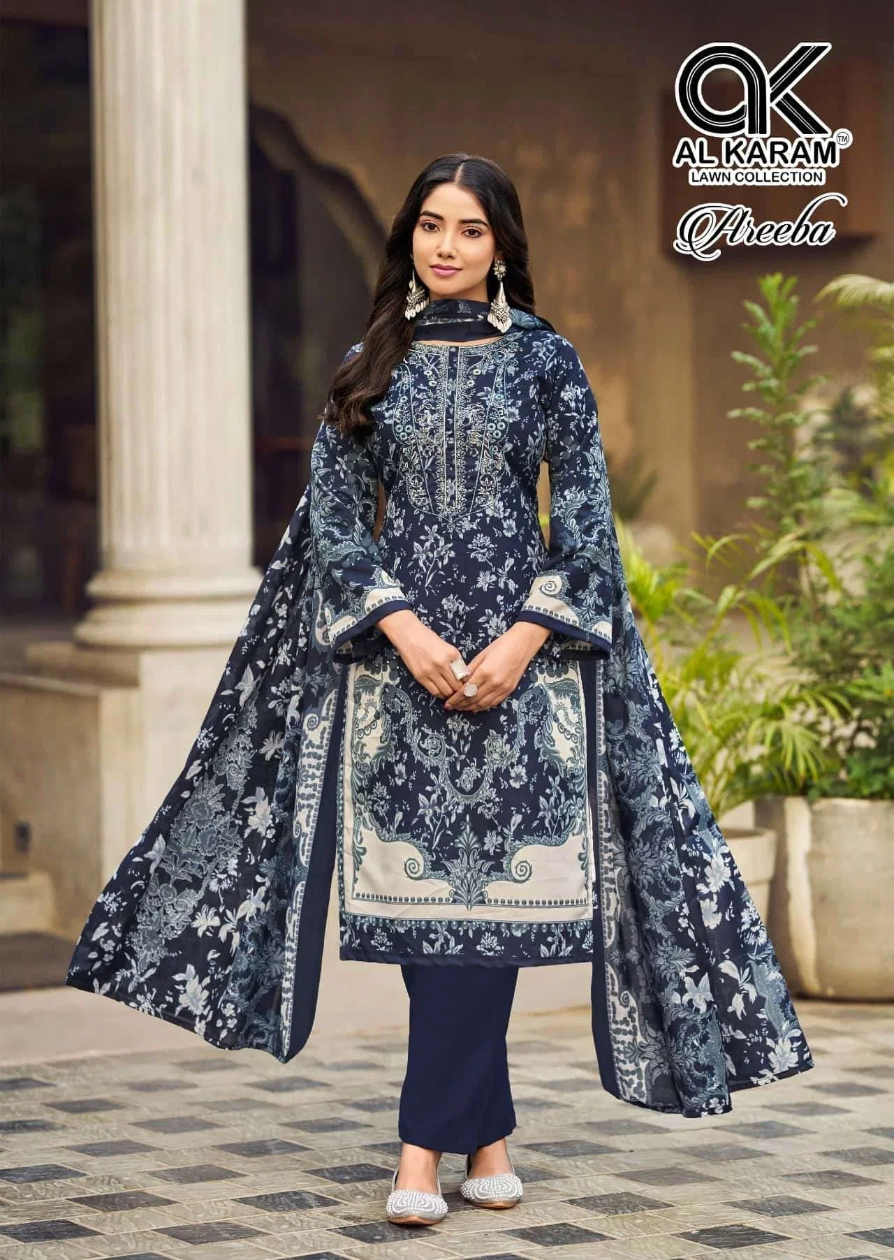 Al Karam Areeba Vol 3 Readymade Rayon Cotton Kurti Pant With Dupatta